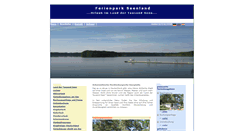 Desktop Screenshot of ferienpark-seenland.de